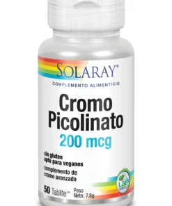 Solaray Chromium Picolinate 50 Tabletas