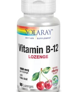 Solaray Vitamina B12 Acido Folico 1000 Mcg 90 Comp