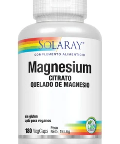 Solaray Big Magnesium Citrate 180 Vcaps