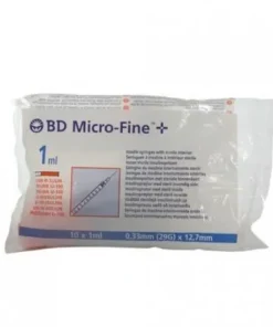 Siringa per insulina B.d Ultra Fine U 100 1 ml 29 g X 12,7 mm 10 unità Becton Dickinson