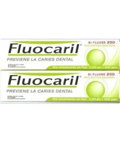 Dentifricio Fluocaril al gusto di menta per la prevenzione delle carie 2x125ml