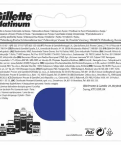 Ricarica Gillette Platinum 5 unità