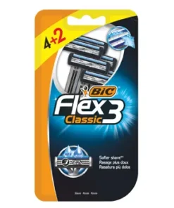 Rasoio Bic Flex a 3 lame, 4 pezzi