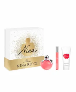 Nina Ricci Nina Eau de Toilette Spray 50ml Set di 3 pezzi