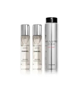 Chanel Allure Homme Sport Travel Spray Ricaricabile Set 3 Pezzi
