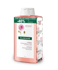 Klorane Duplo Shampoo alla Peonia 2x400ml