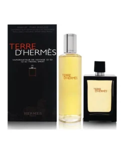 Terre d'Hermes Eau de Parfum Spray Ricaricabile 30ml Set di 2 Pezzi