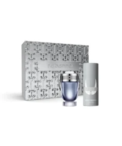 Paco Rabanne Invictus Eau de Toilette Spray 100ml Set di 2 pezzi