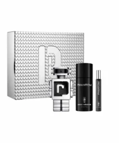 Paco Rabanne Phantom Eau de Toilette Spray 100ml Set di 3 pezzi