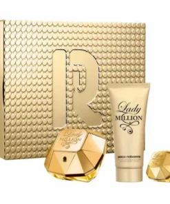 Paco Rabanne Lady Million Eau de Parfum Spray 80ml Set da 3 Pezzi
