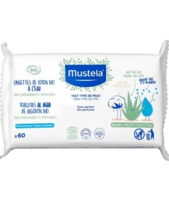 Salviette umidificate Mustela in cotone biologico 60U