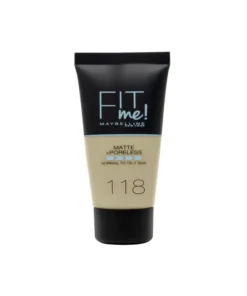 Fondotinta Maybelline Fit Me Matte + Poreless 118 Nude 30 ml