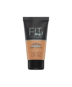 Fondotinta Maybelline Fit Me Matte + Poreless 332 Golden Caramel 30 ml