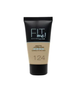 Fondotinta Maybelline Fit Me Matte + Poreless 124 Soft Sand 30 ml