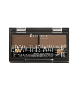 Kit per la scultura delle sopracciglia Rimmel Brow This Way 002 Marrone medio