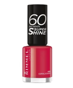 Smalto per unghie Rimmel London 60 Seconds Super Shine 430 Coralicious