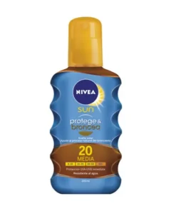 Nivea Sun Protect And Bronze Olio Protettivo Attivatore di Abbronzatura SPF20 200ml