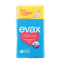 Assorbenti igienici Evax Cotton Like Normal Plus con ali, 28 unità