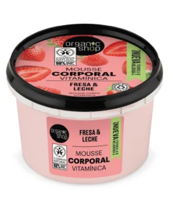 Organic Shop Mousse corpo vitaminica allo yogurt alla fragola 250 ml