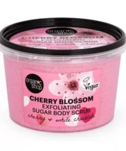 Organic Shop Scrub corpo allo zucchero e ai fiori di ciliegio 250 ml