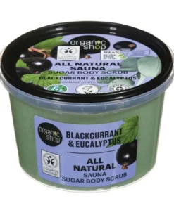 Organic Shop Scrub corpo naturale per sauna Zucchero e ribes 250 ml