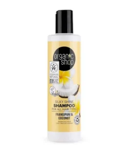 Organic Shop Natura Siberica Shampoo Frangipani e Cocco per Tutti i Tipi di Capelli 280ml
