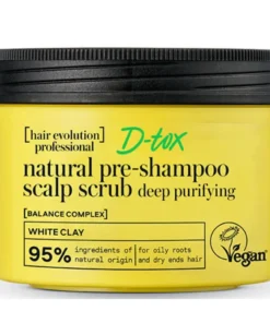 Natura Siberica Pre Shampoo Scrub Cuoio Capelluto Naturale D-Tox Purificante Profondo 150ml