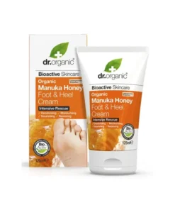Crema per i piedi al miele di Manuka Dr. Organic 125 ml