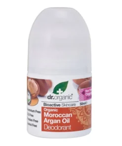 Deodorante roll-on all'olio di argan marocchino Dr Organic 50 ml