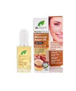 Olio viso all'olio di Argan marocchino Dr Organic 30 ml