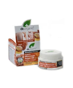 Crema notte all'olio di argan marocchino Dr Organic 50 ml