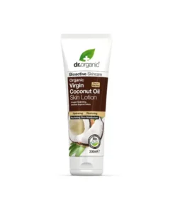Lozione per la pelle all'olio di cocco vergine Dr. Organic 200 ml