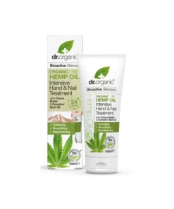 Trattamento intensivo mani e unghie all'olio di canapa Dr. Organic 100 ml