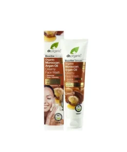 Crema detergente viso all'olio di Argan marocchino Dr Organic 150 ml