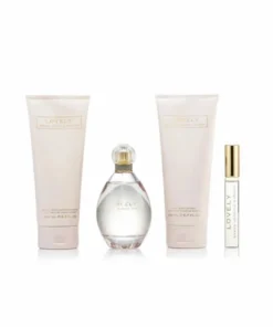 Sarah Jessica Parker Lovely Eau De Parfum Spray 100ml Set 4 pezzi