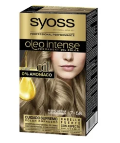 Syoss Oleo Intense Colorazione Permanente per Capelli 7-58 Biondo Sabbia
