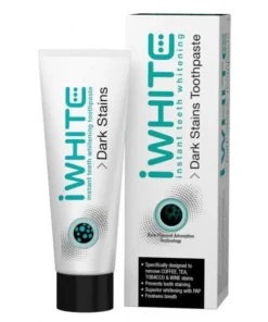 Iwhite Dark Stains Dentifricio Confezione da 75 ml con spazzolino