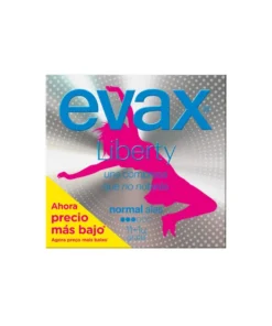 Assorbenti igienici Evax Liberty Normal con ali, 12 unità