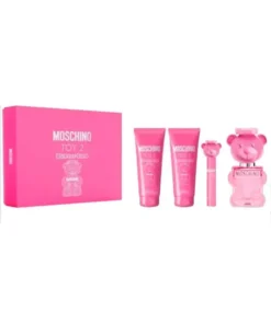 Moschino Toy 2 Bubble Gum Eau De Toilette Spray 100ml Set 4 Pezzi