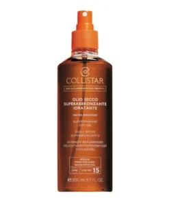 Collistar Olio Secco Super Abbronzante Resistente all'Acqua Spf15 200ml