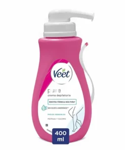 Veet Pure Shower Crema Depilatoria per Pelli Sensibili 400ml