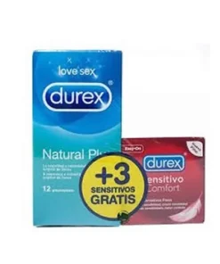 Durex Love Sex Natural Plus 12 preservativi + 3 sensibili
