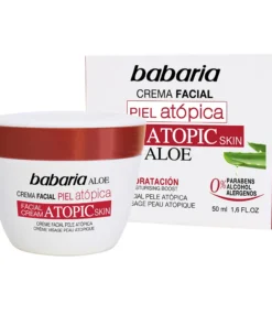 Babaria Aloe Vera Crema Viso Pelle Atopica 0% 50 ml