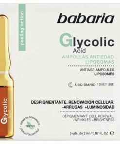 Fiale per il rinnovamento cellulare all'acido glicolico Babaria 5 x 2 ml