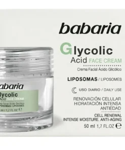 Babaria Crema Viso all'Acido Glicolico Rinnovamento Cellulare 50 ml