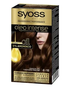 Syoss Oleo Intense Colorazione Permanente per Capelli 4-18 Cioccolato