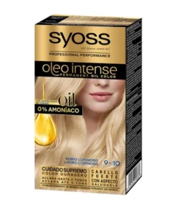 Syoss Oleo Intense Colorazione Permanente per Capelli 9-10 Biondo Luminoso