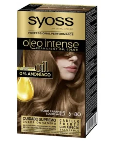Syoss Oleo Intense Colorazione Permanente per Capelli 6-80 Biondo Caramello