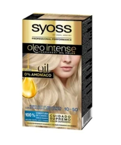 Syoss Oleo Intense Colorazione Permanente per Capelli 10-50 Biondo Cenere Chiaro