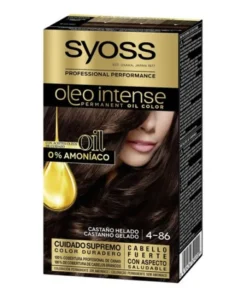 Syoss Oleo Intense Colorazione Permanente per Capelli 4-86 Castano Ghiaccio
